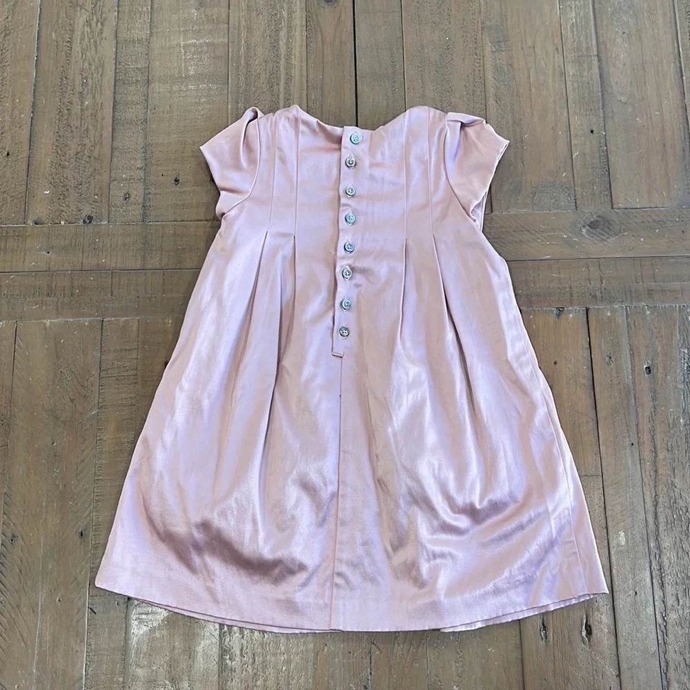 Jacadi rose pleated formal dress